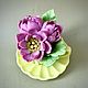 Заказать Мыло Чашечка с пионами открытыми. SoapSouvenirs. Ярмарка Мастеров. . Мыло Фото №3