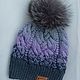 Сиреневая нежность. Шапки. Надежда Гутова ,,WOOL CAP. Ярмарка Мастеров.  Фото №4
