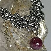 Украшения handmade. Livemaster - original item Necklace with natural corundum 