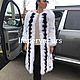 Шуба из песца на вязке в стиле FENDI!. Шубы. YANA KRAFT BRAND. Ярмарка Мастеров.  Фото №5