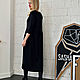 Платье WOOL BLACK. Платья. Sasha Fi одежда со смыслом. Ярмарка Мастеров.  Фото №6