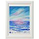 Oil painting Sunset sea Landscape, Pictures, Moscow,  Фото №1
