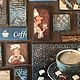 Панно Coffe Dreams. Панно. Natalyladycraft. Ярмарка Мастеров.  Фото №4