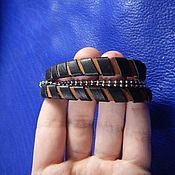 Украшения handmade. Livemaster - original item Leather bracelet Chain. Handmade.