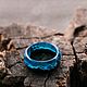 Ring made of wood and resin 'Arctic'. Rings. greenwood44. My Livemaster. Фото №4