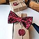 Бабочка галстук бордо. Бабочки. Bowtie-dandy. Ярмарка Мастеров.  Фото №5