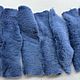 Норка цвет синяя Джинса 12 шт Куски 15-20 см, Мех, Балабаново,  Фото №1