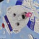 Заказать Картина полярный мишка морячок. мультяшный белый медведь. Shanty Sergey. Ярмарка Мастеров. . Картины Фото №3