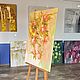 Картина маслом с яблоками «3 сентября». Картины. Художник Людмила Покачалова. Интернет-магазин Ярмарка Мастеров.  Фото №2