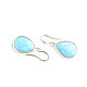 Gift earrings 'Sky' earrings blue, earrings buy drops. Earrings. Irina Moro. My Livemaster. Фото №5