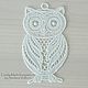Заказать Совы-Совушки. Кружево. Owl lace. Lovely-Made Кружево и Вышивка. Ярмарка Мастеров. . Статуэтка Фото №3