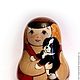Tumbler 'Timka Matroskin'(with bells). Dolls1. matrioska (mir-matrioshki). Online shopping on My Livemaster.  Фото №2