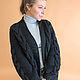 Black bomber jacket women's. Bombers. SHAPAR - knitting clothes. My Livemaster. Фото №4