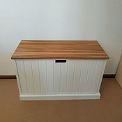 Для дома и интерьера handmade. Livemaster - original item Shoe rack, cabinet, chest of drawers, console with oak seat Bruges. Handmade.