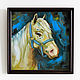 Painting with a horse 'Sparkle' in oil, Pictures, Belgorod,  Фото №1