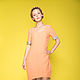 Оранжевое льняное платье. Платья. to.Atli. Интернет-магазин Ярмарка Мастеров.  Фото №2