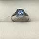 Кольцо с природным сапфиром без обработки 1.04ct, 925. Кольца. OLVIKSOL JEWELRY STORE. Ярмарка Мастеров.  Фото №6