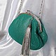 Сумочка " Бирюзовый бриз". Классическая сумка. JylG designer handbags Юлия Гуляева. Ярмарка Мастеров.  Фото №4
