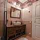 Тумба в ванную с зеркалом. Тумбы. Артур Шаумян (style-loft). Ярмарка Мастеров.  Фото №5