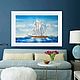 Order Painting sea ship as a gift to the male leader. Seascape. Olga Ermakova art. Livemaster. . Pictures Фото №3