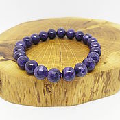 Украшения handmade. Livemaster - original item Lilac Twilight bracelet (tinted calcite). Handmade.