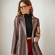 Oxford plaid suit viscose jacket, brown jacket. Suit Jackets. mozaika-rus. Online shopping on My Livemaster.  Фото №2