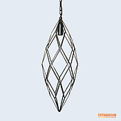 Для дома и интерьера handmade. Livemaster - original item Glass Loft Crystal Lamp. Handmade.