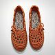 Knitted fishnet slip-ons, orange cotton. Sleepers. florina34. My Livemaster. Фото №5