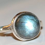 Серьги сапфир звёздчатый натуральный природный серебро 925