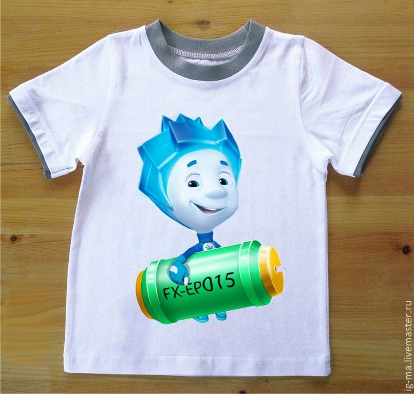 футболка фиксики
