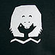 Fur hoodie, black hoodie with bear pattern. Sweatshirts for men. Lara (EnigmaStyle). My Livemaster. Фото №6