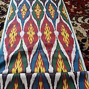 Материалы для творчества handmade. Livemaster - original item Uzbek silk ikat. The cloth hand weaving of Adras. Handmade.
