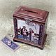 Box box-piggy bank ' Sang its song Russian soul'. Storage Box. decoupage history. My Livemaster. Фото №4