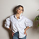 Order White shirt with puffy sleeves. e-fashionspb. Livemaster. . Blouses Фото №3