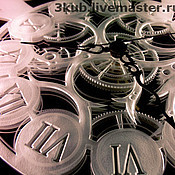 Часы ручной работы. Ярмарка Мастеров - ручная работа Авторские часы-картина с подсветкой «Изящество времени". Handmade.