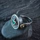 Кольцо с изумрудом. Кольца. ЖуЖа_jewelry. Ярмарка Мастеров.  Фото №5