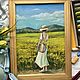 Заказать Картина пастелью поле цветов. ARTSK Картины. Ярмарка Мастеров. . Картины Фото №3