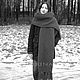 Бордовый шарф-ковер. Шарфы. IRINA GRUDKINA Handmade Knitwear. Ярмарка Мастеров.  Фото №5
