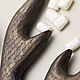 Board 'Straight long with horns', color 'charcoal'. Cutting Boards. derevyannaya-masterskaya-yasen (yasen-wood). Online shopping on My Livemaster.  Фото №2