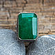 Order The Royal ring (ring) emerald 'Power'. The inspiration of nature in stones. Livemaster. . Ring Фото №3