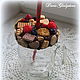 Sweet jar "Berries and cookies in chocolate". Jars. Cute area (Daria). Online shopping on My Livemaster.  Фото №2