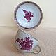 Order Coffee couple Purple flower Herend Hungary 1960-86gg. Lesica. Livemaster. . Vintage interior Фото №3
