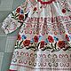 Baby Poppy dress made of cotton with lace. Childrens Dress. Kupava - ethno/boho. Online shopping on My Livemaster.  Фото №2