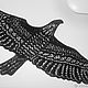 Eagle embroidered patch applique FSL stripe clothing lace. Applications. materials for creative Anna Sintez. My Livemaster. Фото №4