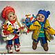 Мальчик  и девочка. Игрушки. AnnaFedotova. Интернет-магазин Ярмарка Мастеров.  Фото №2