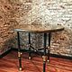 Круглый стол из водопроводных труб в стиле Loft, Industrial. Столы. Furniture_inins мебель из водопроводных труб Спб. Интернет-магазин Ярмарка Мастеров.  Фото №2