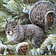 Kit embroidery with beads 'Squirrel ', Embroidery kits, Ufa,  Фото №1