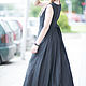 Свободное, льняное платье фиолетового  цвета - DR0171LE. Платья. EUG FASHION. Ярмарка Мастеров.  Фото №6