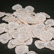 Материалы для творчества handmade. Livemaster - original item Embroidery lace applique openwork small heart FSL free. Handmade.