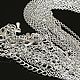 Цепочка готовая с замочком Rhodium plated Южная Корея. Цепочки. КРАСОТА СВОИМИ РУКАМИ  фурнитура. Ярмарка Мастеров.  Фото №5